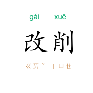 改削