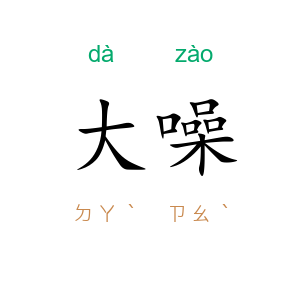 大噪