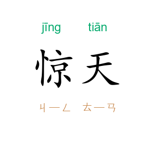惊天