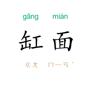 缸面