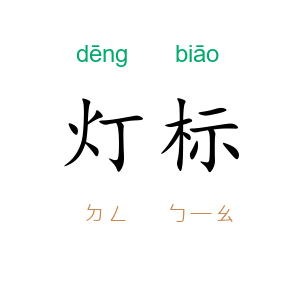 灯标