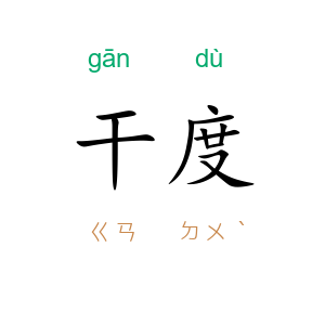 干度