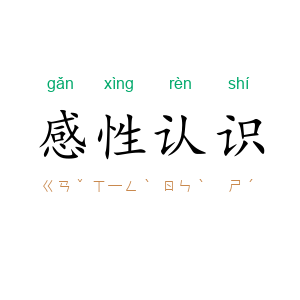 感性认识