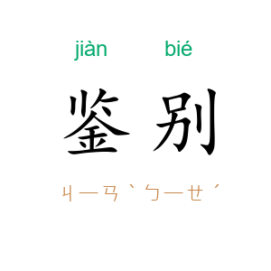 鉴别