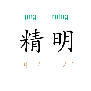精明