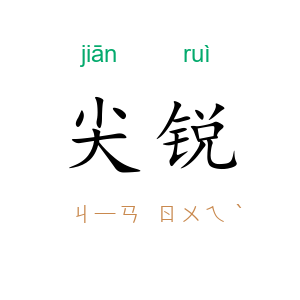 尖锐
