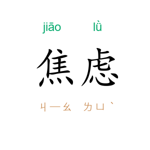 焦虑