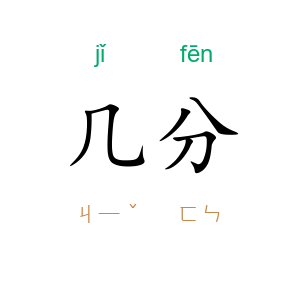 几分