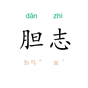 胆志