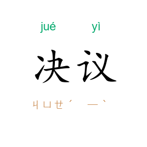 决议