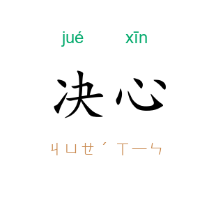 决心
