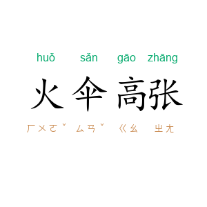 火伞高张