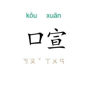 口宣
