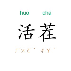 活茬