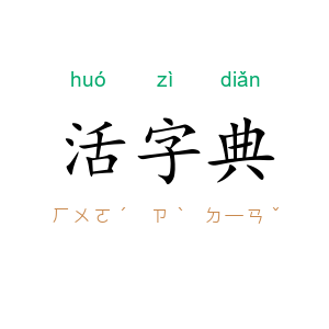 活字典