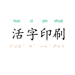 活字印刷