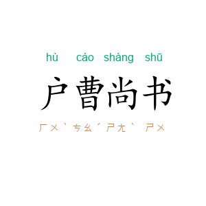 户曹尚书