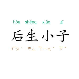 后生小子