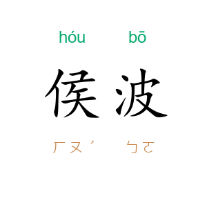 侯波