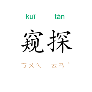 窥探