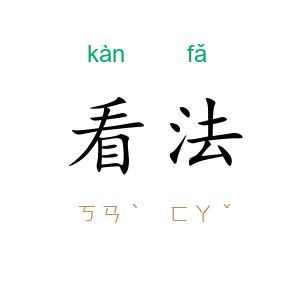 看法