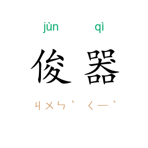 俊器