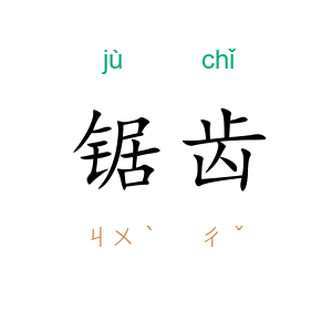锯齿