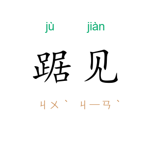 踞见