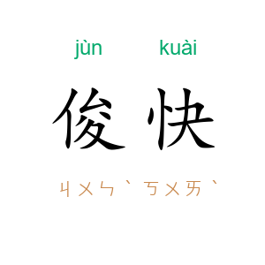 俊快