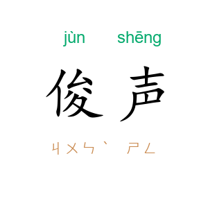 俊声