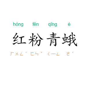 红粉青蛾