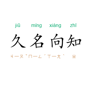 久名向知