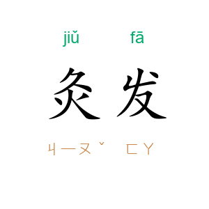 灸发