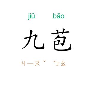 九苞