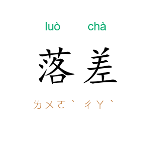 落差