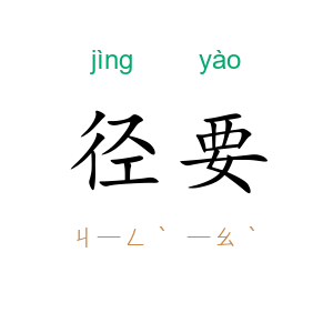 径要