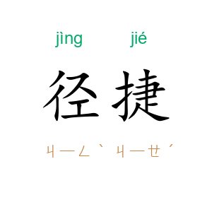 径捷