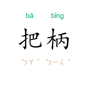把柄