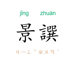 景譔