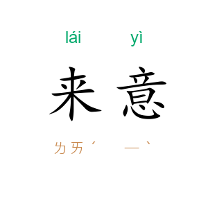 来意
