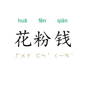 花粉钱