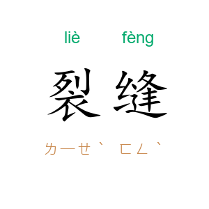 裂缝
