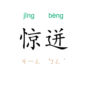 惊迸