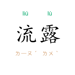 流露