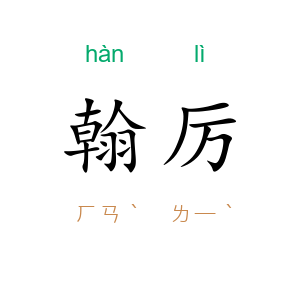 翰厉