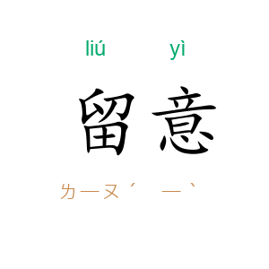 留意