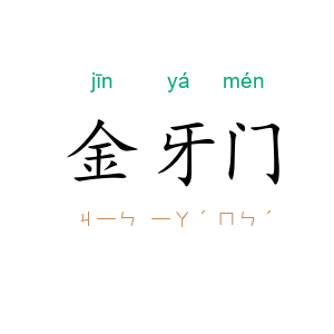 金牙门