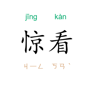 惊看