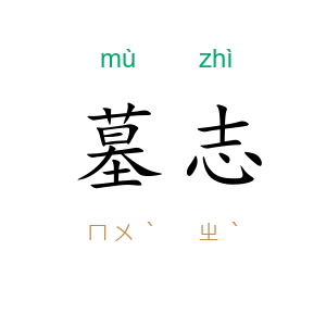 墓志