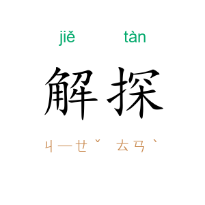 解探